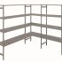 Scaffali in acciaio Inox